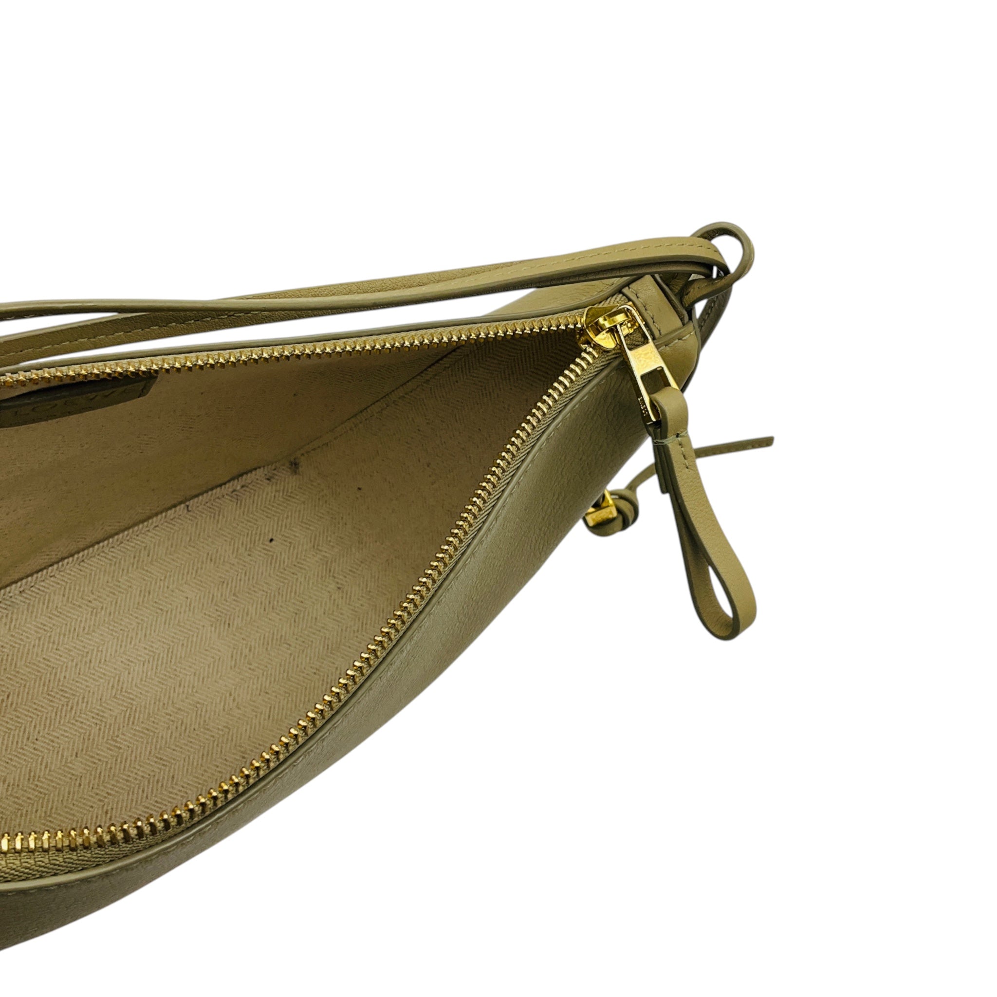 Loewe Light Green / Putty Classic Calfskin Leather Mini Hammock Hobo Bag