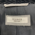 Load image into Gallery viewer, Peserico Black / Navy Double Breasted Velvet Corduroy Blazer
