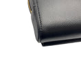 Load image into Gallery viewer, Christian Dior Black Calfskin Leather Caro Double Pouch Shoulder Bag
