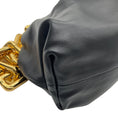 Load image into Gallery viewer, Bottega Veneta Black / Gold Calfskin Leather The Chain Pouch Bag
