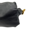 Load image into Gallery viewer, Bottega Veneta Black / Gold Calfskin Leather The Chain Pouch Bag
