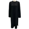 Load image into Gallery viewer, Co Black Fall Winter Knit Midi Sweater Dress
