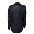 Load image into Gallery viewer, Peserico Black / Navy Double Breasted Velvet Corduroy Blazer
