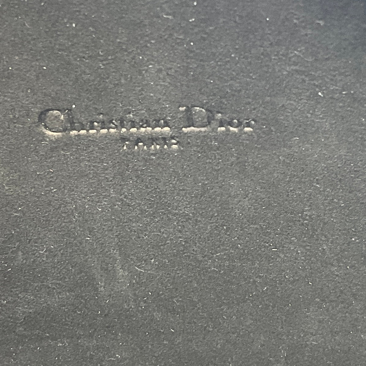 Christian Dior Black Calfskin Leather Caro Double Pouch Shoulder Bag