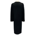 Load image into Gallery viewer, Co Black Fall Winter Knit Midi Sweater Dress
