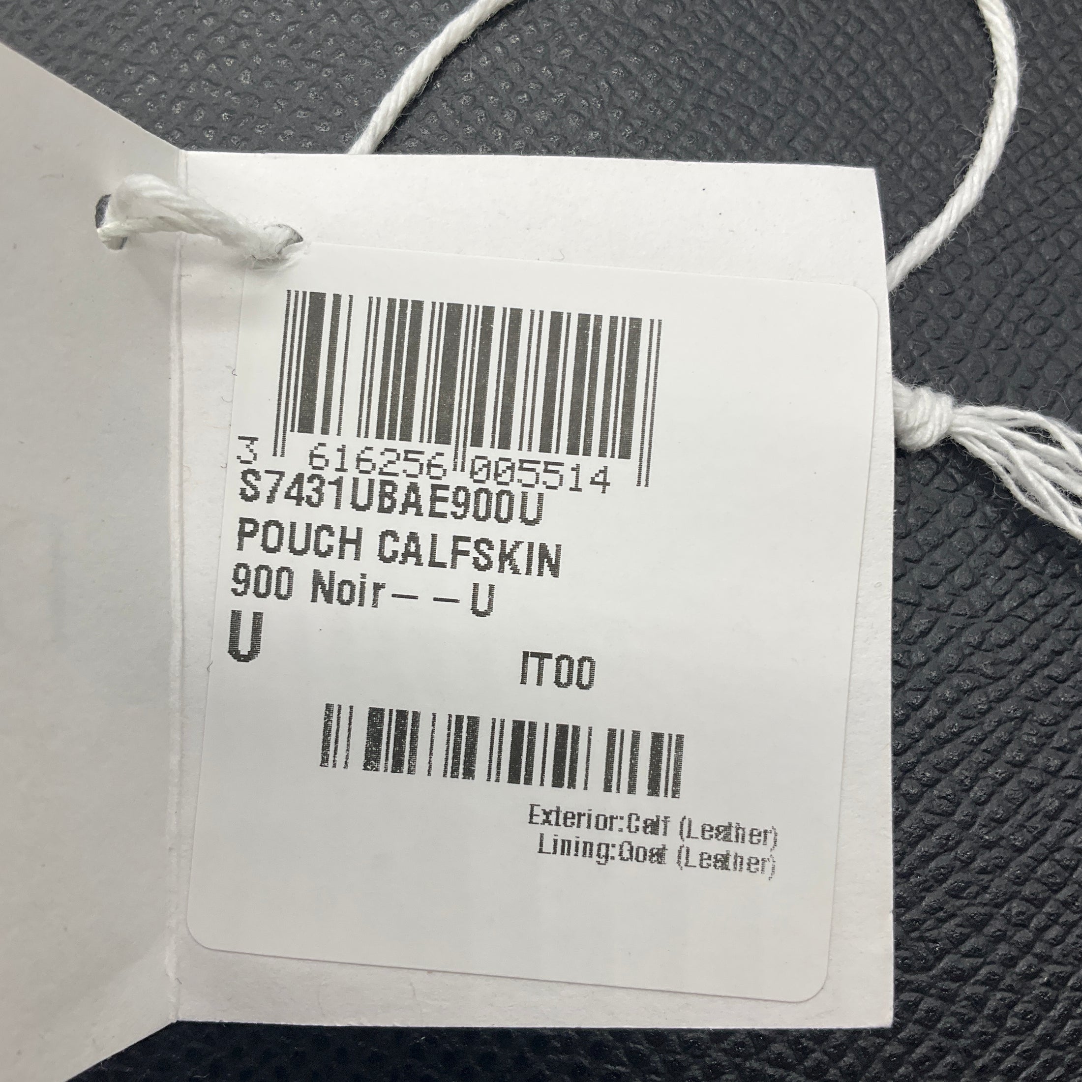 Christian Dior Black Calfskin Leather Caro Double Pouch Shoulder Bag