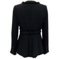 Load image into Gallery viewer, Chanel 2008 Black Tweed Jacket with Peplum
