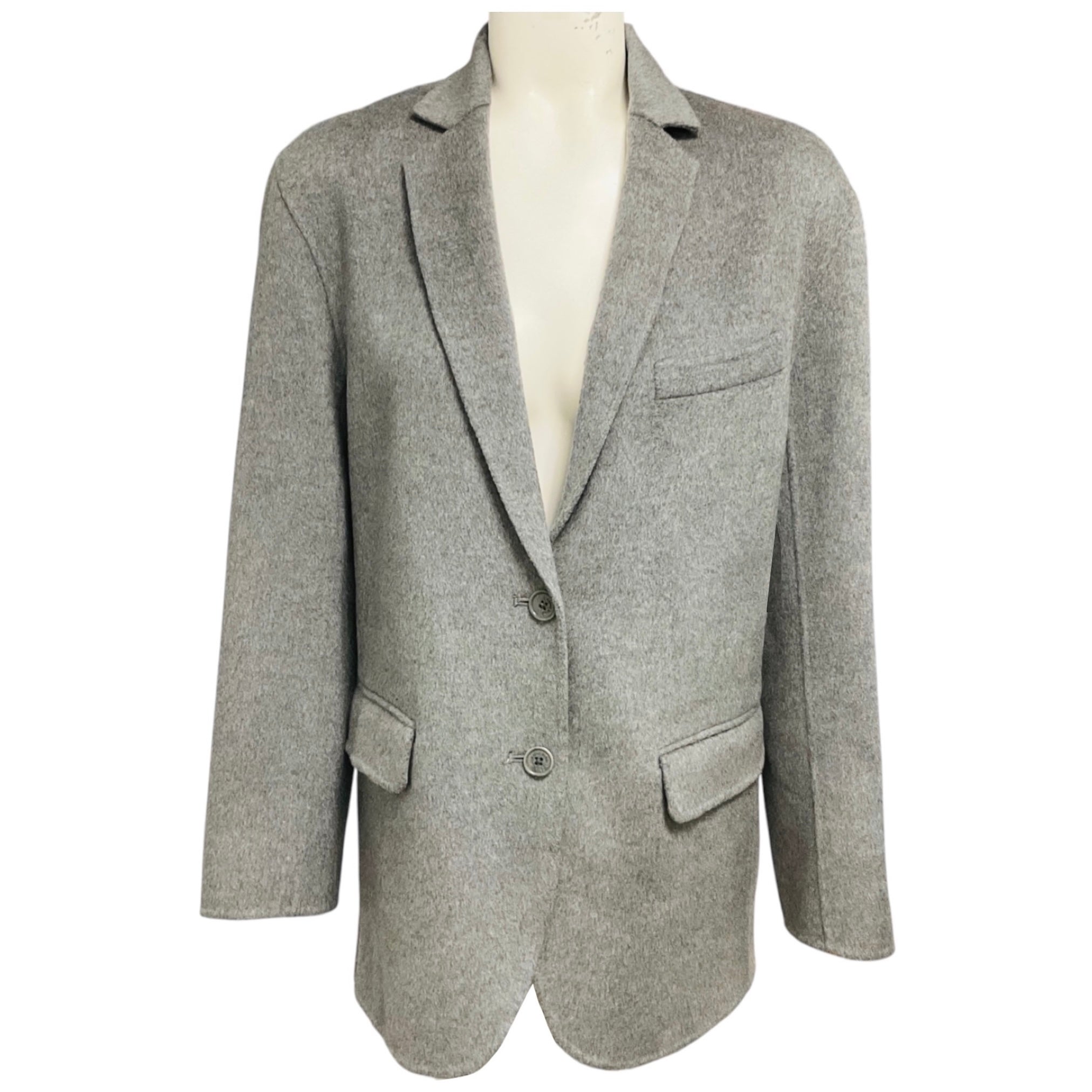 Anine Bing Heather Grey Quinn Blazer