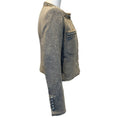 Load image into Gallery viewer, Veronica Beard Stone Metallic Tweed Orris Jacket with Crystal Trim
