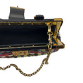 Load image into Gallery viewer, Louis Vuitton Multicolor Calfskin Trim Woven Coated Textile Monogram LV Cafe Clutch Handbag

