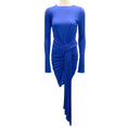 Load image into Gallery viewer, Alexandre Vauthier Cobalt Long Sleeved Mini Dress
