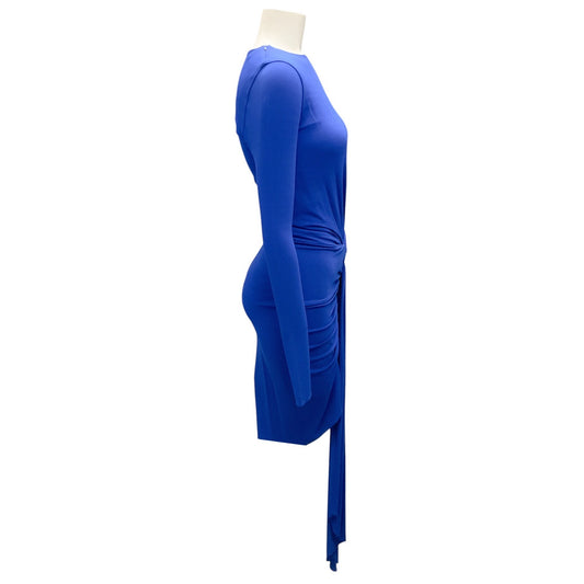 Alexandre Vauthier Cobalt Long Sleeved Mini Dress