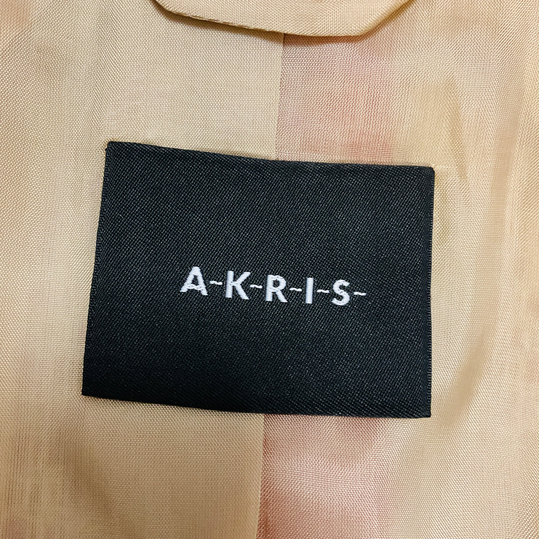 Akris Red / Beige Woven Ribbon Zip Front Jacket