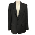 Load image into Gallery viewer, Tibi Black Tropical Wool Cutout Sleeve Marlon Blazer
