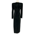 Load image into Gallery viewer, Nonchalant Label Black Rhinestone Embellished Velvet Maxi Dress
