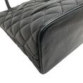 Load image into Gallery viewer, Chanel Black Quilted Caviar Medallion Tote
