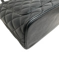 Load image into Gallery viewer, Chanel Black Quilted Caviar Medallion Tote
