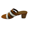 Load image into Gallery viewer, Hermes Tan / White Bicolor Amica Sandal
