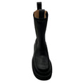 Load image into Gallery viewer, Bottega Veneta Black Chunky Lug Sole Leather Pull On Chelsea Ankle Boots
