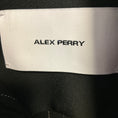 Load image into Gallery viewer, Alex Perry Black Wool Pinstripe Tie Shirt
