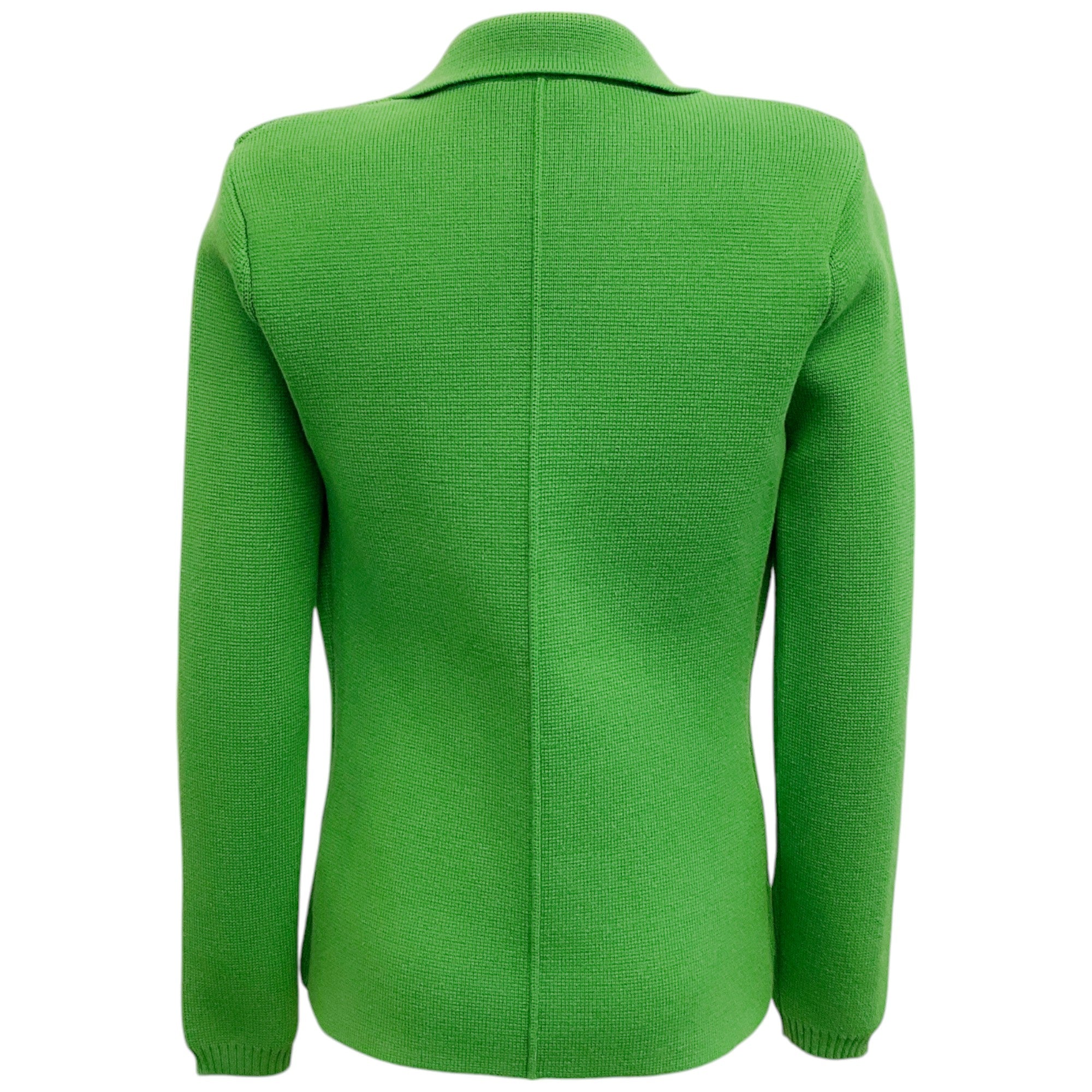 L'Agence Green Apple Lacey Knit Blazer