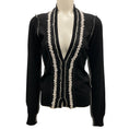 Load image into Gallery viewer, Dolce & Gabbana Black Pearl Embellished Knit Cardigan Sweater
