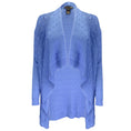 Load image into Gallery viewer, Ralph Lauren Black Label Blue Cable Knit Open Front Sweater
