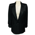 Load image into Gallery viewer, forte_forte Black Jacquard Stripe Jacket
