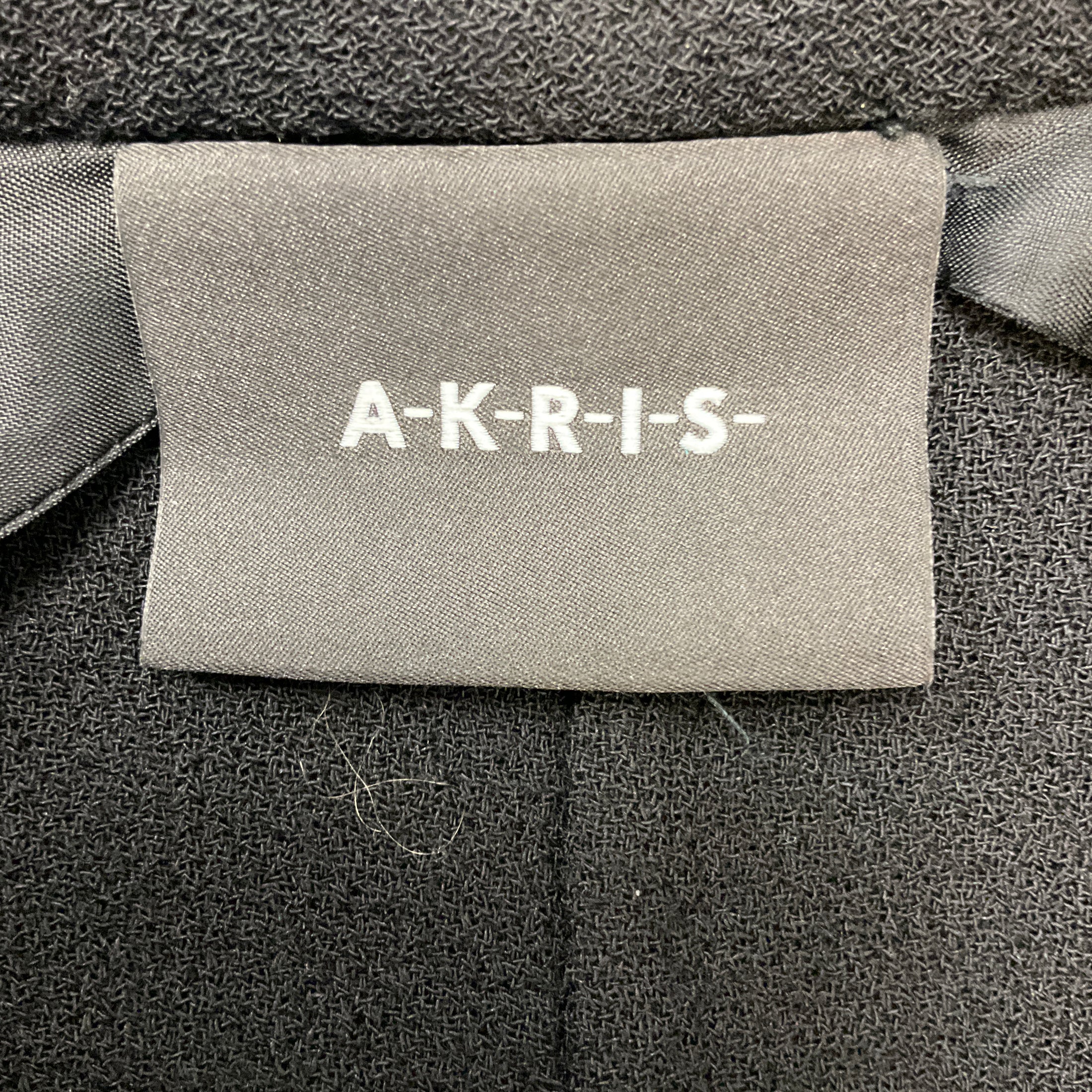 Akris Black Wool Crepe Jacket