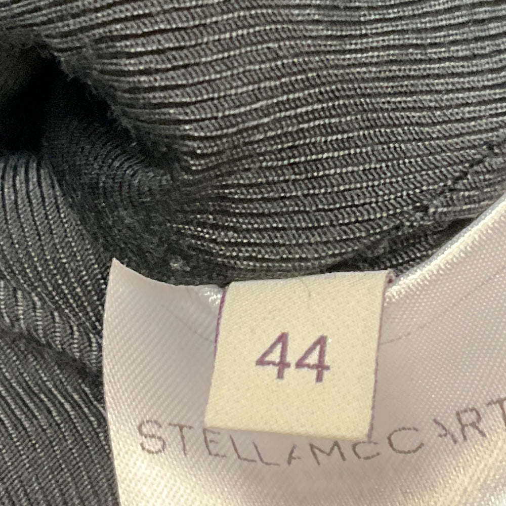 Stella McCartney Black Zipper Detail Wool Mini Skirt