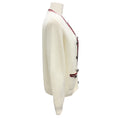 Load image into Gallery viewer, Self-Portrait Ivory 2021 Metallic Knit Cardigan
