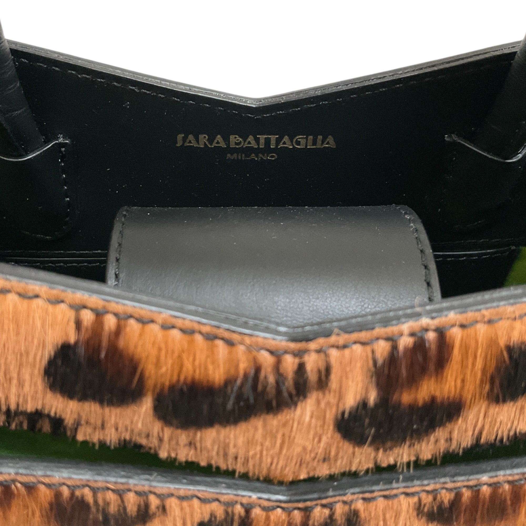 Sara Battaglia Animal Print Plisse Toy Tote