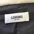 Load image into Gallery viewer, Loring Black / White One Button Silk Jacket

