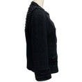 Load image into Gallery viewer, Chanel Blue / Black Tweed Zip Jacket
