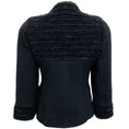 Load image into Gallery viewer, Chanel Blue / Black Tweed Zip Jacket
