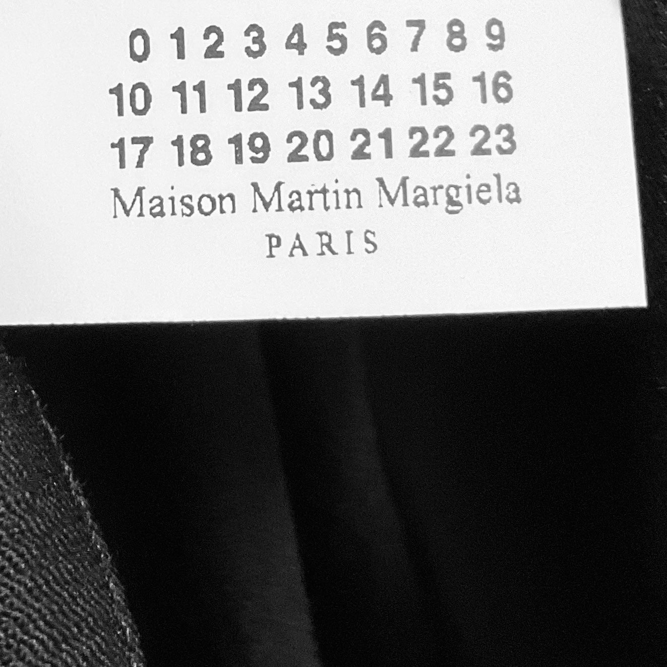 Maison Martin Margiela Black Layered Two Piece Wool Blazer Jacket
