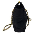 Load image into Gallery viewer, Prada Black Re-Nylon Impuntu Quilted Re-Edition 1995 Chaine Small Tote Bag
