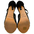 Load image into Gallery viewer, Jimmy Choo Black Suede Vantage Sandals with Lace Insets
