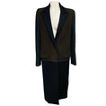 Load image into Gallery viewer, Lanvin Brown / Black / Charcoal Grey Wool Coat
