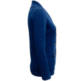 Load image into Gallery viewer, Chanel Cobalt Blue Ribbed Cardigan Sweater
