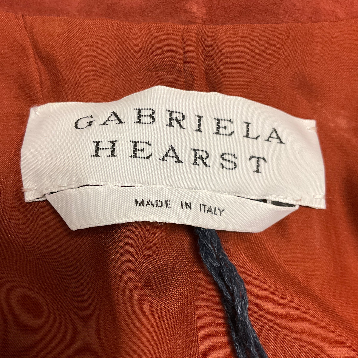 Gabriela Hearst Cognac Brown Leiva Suede Blazer