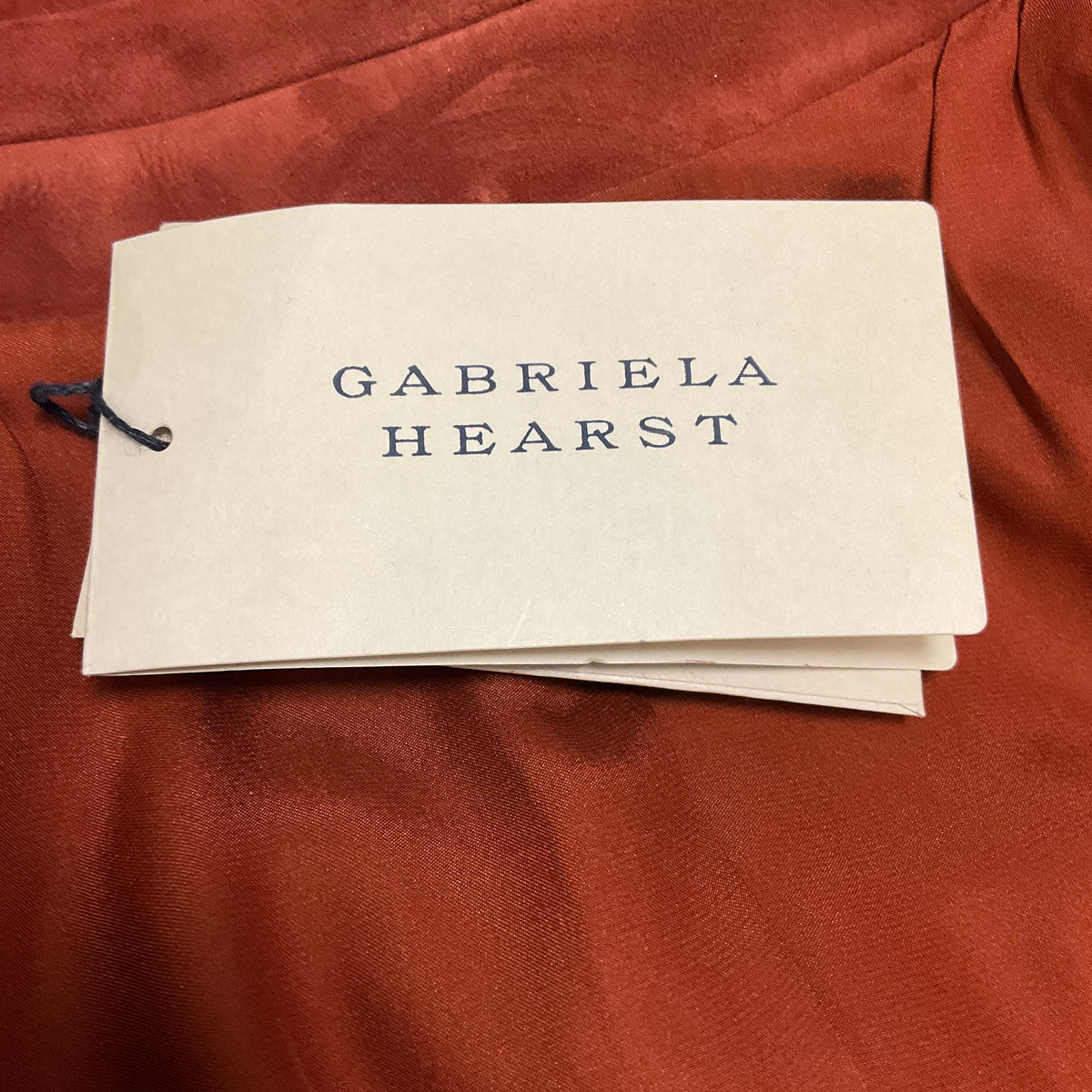 Gabriela Hearst Cognac Brown Leiva Suede Blazer