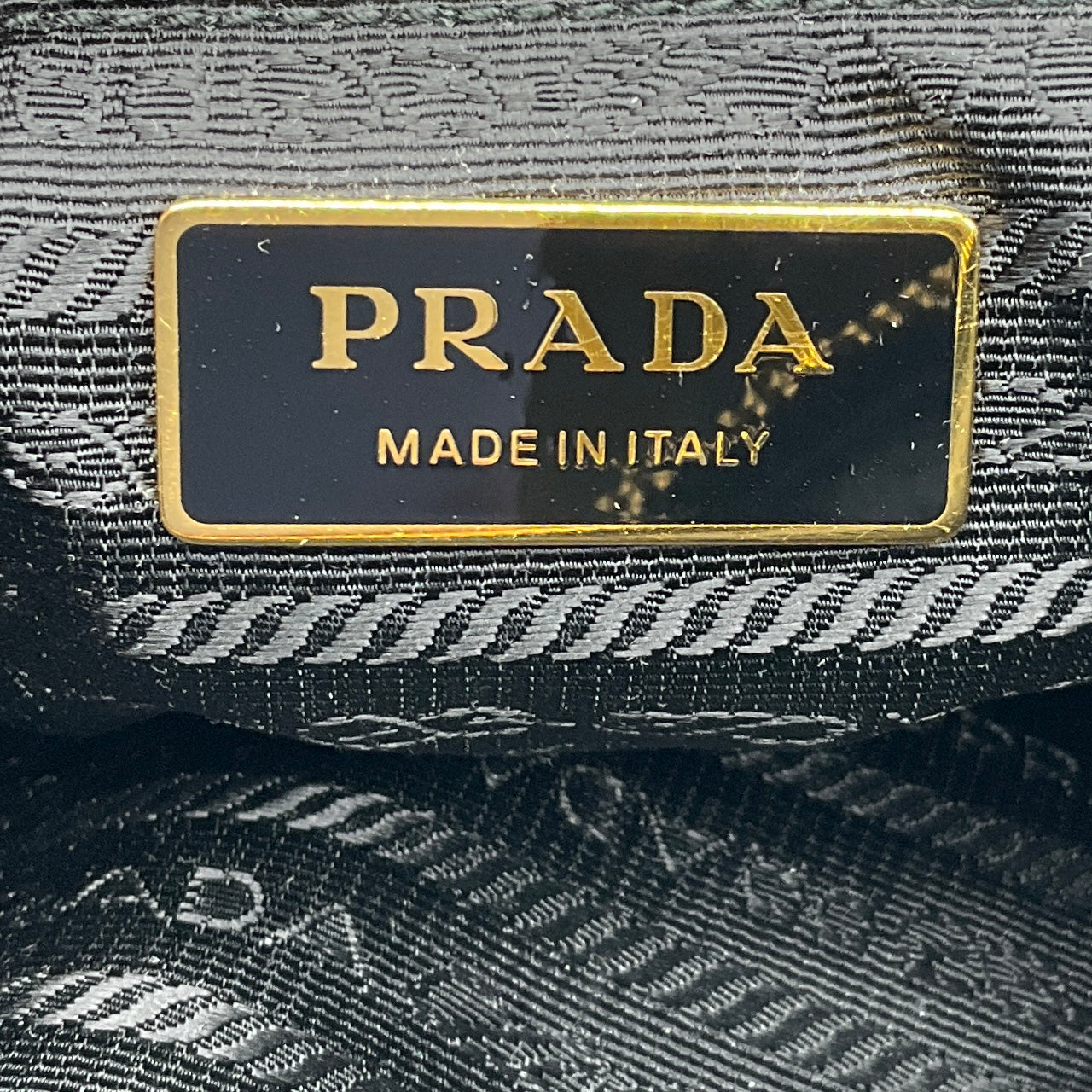 Prada Black Re-Nylon Impuntu Quilted Re-Edition 1995 Chaine Small Tote Bag