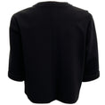 Load image into Gallery viewer, Chanel Black / Silver Open Front Jacket
