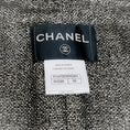 Load image into Gallery viewer, Chanel Black / Silver Open Front Jacket
