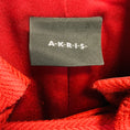 Load image into Gallery viewer, Akris Red Zip Front Silk Lined Wool Tweed Jacket
