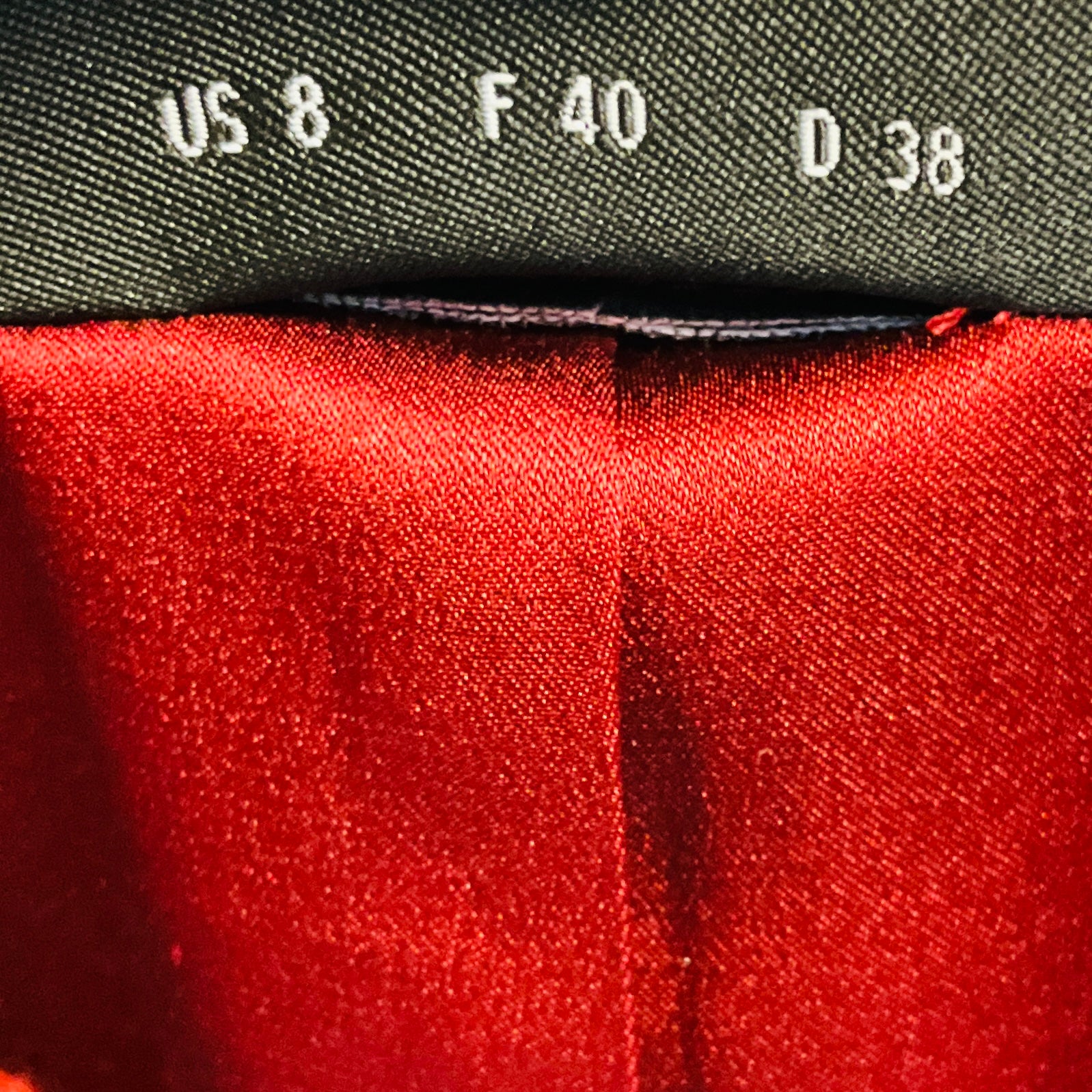 Akris Red Zip Front Silk Lined Wool Tweed Jacket