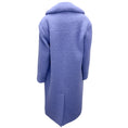 Load image into Gallery viewer, Maison Rabih Kayrouz Purple Oversized Mid Length Boucle Wool Coat
