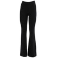 Load image into Gallery viewer, Stella McCartney Black 2023 Technical Compact Rib Knit Pants
