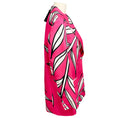 Load image into Gallery viewer, Rochas Hot Pink / White / Black Floral Print Structured Blazer Jacket
